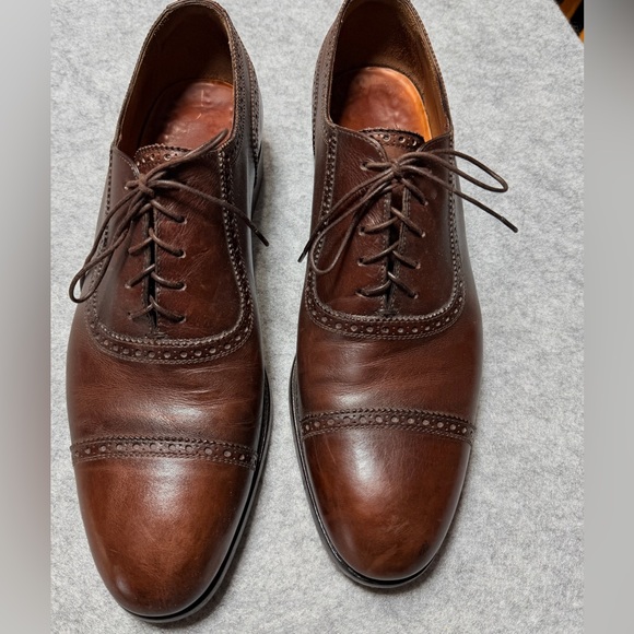 Kiton Men’s Oxford Dress Shoes US 11.5 12 Antique Dark Brown Museum Patina main image 11